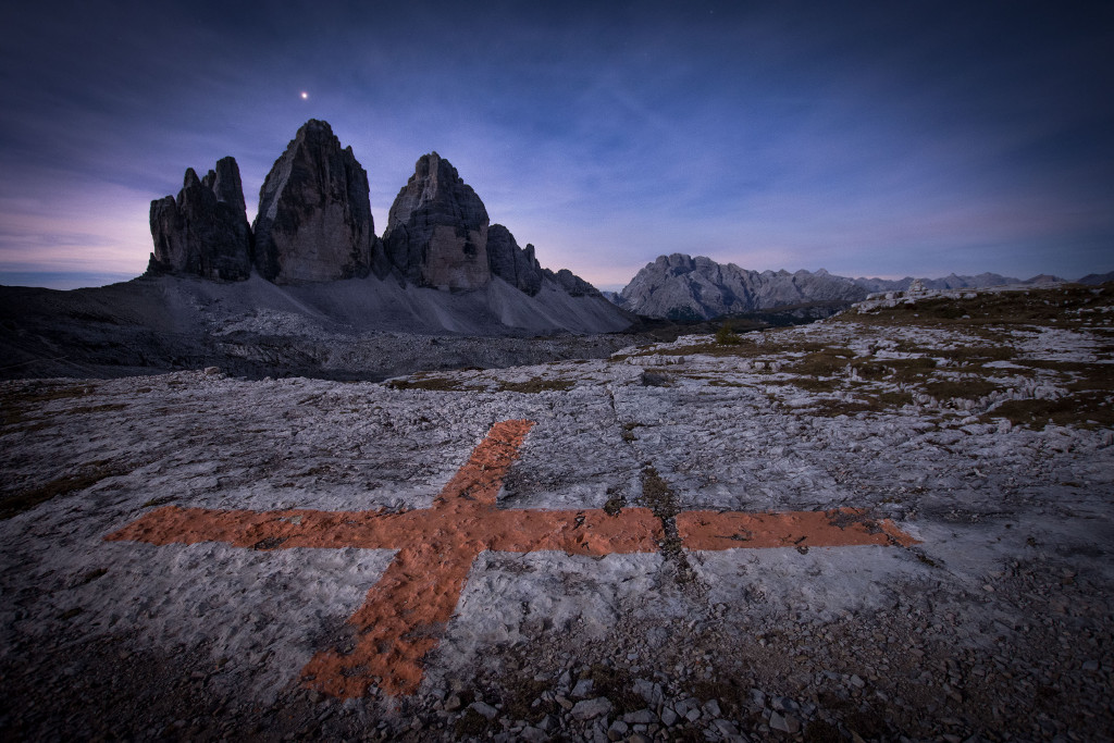 Tre Cime by night