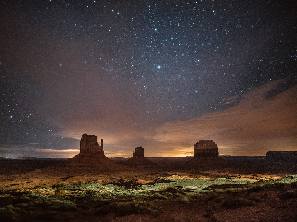 Monument Valley nocne zdjęCIA
